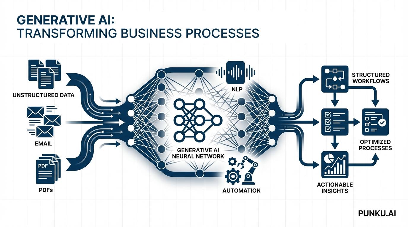 De reglas rígidas a flujos de trabajo cognitivos: El rol de la IA Generativa y el NLP en la automatización moderna de procesos de negocio