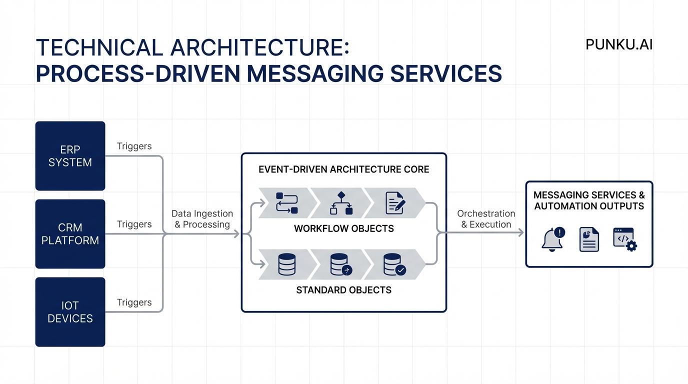 Prozessgesteuerte Messaging-Dienste: Architektur der Interoperabilität durch Standard- und Workflow-Objekte