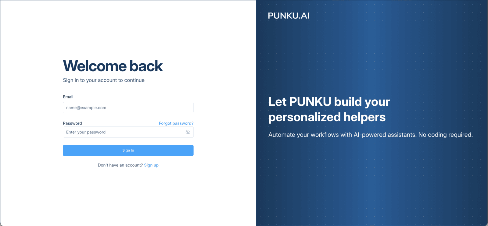 PUNKU.AI Product Screenshot 1